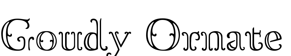 Goudy Ornate C Font Download Free